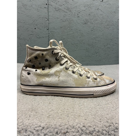 Converse Chuck Taylor All Star High Top Sneakers Men's Size‎ 11 Silver Metallic - Picture 2 of 15